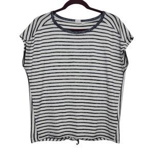 Gap Striped Tie Back Black and White Women's Sleeveless Top